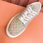 LV TRAINER SNEAKER IN TAN BEIGE MONOGRAM CALFSKIN
