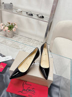 CL 25s Scepter Pumps 85mm Black Patent Leather 446634