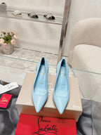 CL 25s Ginko Pumps 85mm Light Blue Cowhide & Sheepskin 446636
