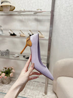 CL 25s Ginko Pumps 85mm Light Purple Cowhide& Sheepskin 446638