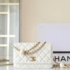cc 24s woc 19cm white calfskin pearl ball