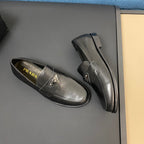 PRA LOAFER IN BLACK SMOOTH LEATHER