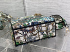CD Travel Star Green 24 Lady Dior Bag Canvas 336666