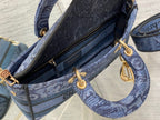 CD Denim Blue Tiger 26 Lady D-Joy Bag Canvas 336633