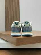 LV RUN WAY TRAINERS SHOES LIGHT GREY