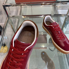 LP TENNIS WALK SNEAKERS CHERRY CALFSKIN