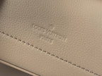 LOCKME EVER MINI 23 IN KHAKI BROWN MIX LIGHT PINK CALFSKIN GOLD HARDWARE