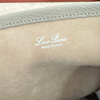 MEDIUM 36 BAG IN PALE GRAY CALFSKIN WITH SILVER HARDWARE