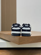 AIR TRAINER IN BLACK MIX WHITE CALFSKIN