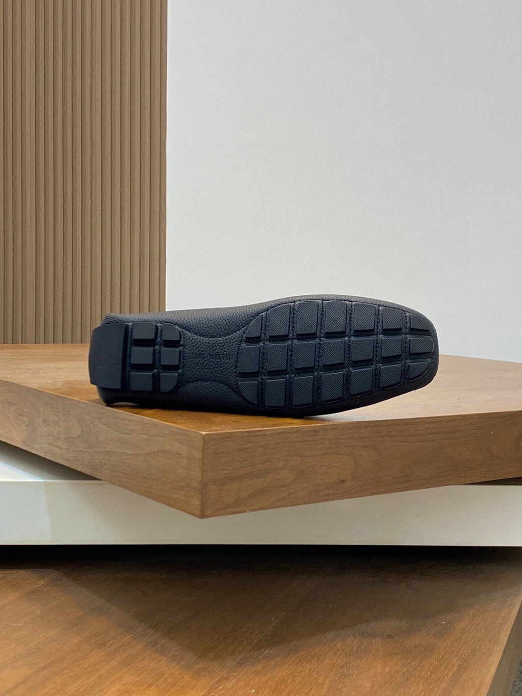LV LOAFER IN BLACK WRINKLE CALFSKIN