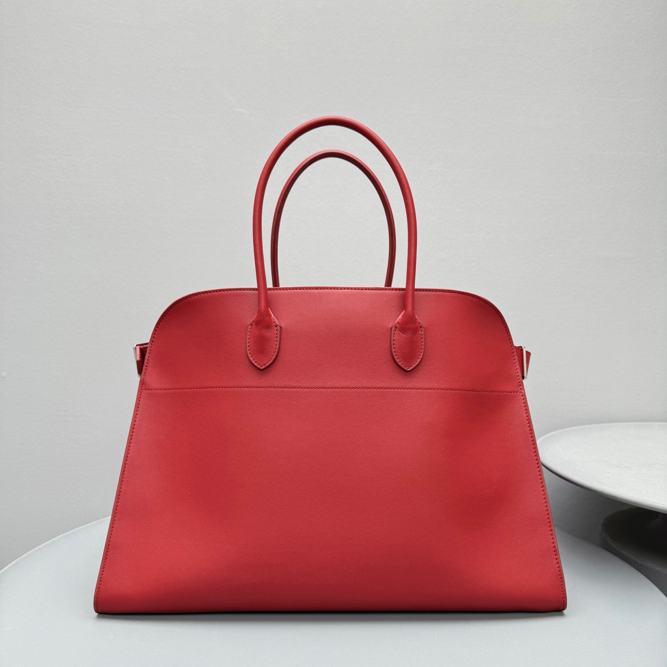 The Row Margaux 17 Red Leather