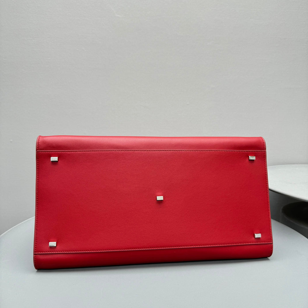 The Row Margaux 17 Red Leather