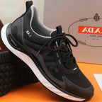 PRA SNEAKER IN BLACK BREATHABLE KNIT FABRIC