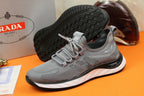 PRA SNEAKER IN LIGHT GREY BREATHABLE KNIT FABRIC