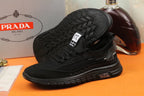 PRA SNEAKER IN BLACK BREATHABLE FLYKNIT STRETCH FABRIC