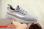 PRA SNEAKER IN GREY BREATHABLE FLYKNIT STRETCH FABRIC