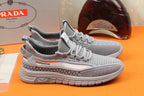 PRA SNEAKER IN GREY BREATHABLE FLYKNIT STRETCH FABRIC