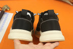 PRA SNEAKER IN BLACK MIX WHITE MESH FABRIC AND SUEDE
