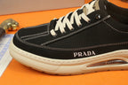 PRA SNEAKER IN BLACK MIX WHITE MESH FABRIC AND SUEDE