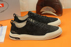 PRA SNEAKER IN BLACK CARO SUEDE CALFSKIN