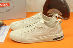 PRA SNEAKER IN BEIGE CARO SUEDE CALFSKIN