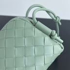 BV Concert Pouch 18.5cm Light Green Lambskin