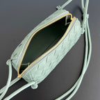 BV Concert Pouch 18.5cm Light Green Lambskin