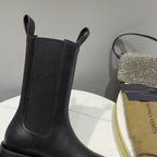 BV 25s Lug Chelsea Boot Black 55mm Cowhide 429126