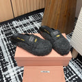 Miu Mules Black 0rigin@l Wool