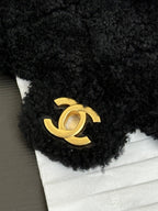 Flap Bag Mini 18cm Black Sherling Lambskin Gold Hardware