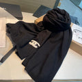 CC Scarf 200 CM In Black Cashmere 424663