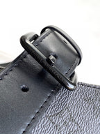 LV Pulse Messenger 26.6cm Black Monogram Eclipse Reverse Canvas