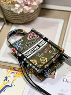 CD "Flower Green" Mini Book Tote 13.5 cm 336422