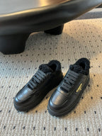 Pra Sneaker Black Cowhide Lace Wool 478563