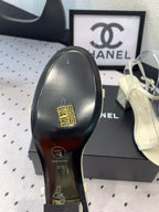 CC Sandal In White Lambskin 147093