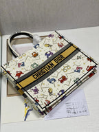 CD Colorful Twelve Constellations Book Tote 42cm Bag Canvas 336606