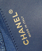 CC Drawstring Backpack 24.3cm Dark Blue Denim
