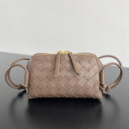 BV Concert Pouch 18.5cm Brown Lambskin