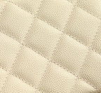 CC 25C Vanity 17cm Cream Grained Calfskin