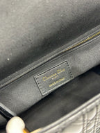CD Medium Lady Dior 24 Bag Black Lambskin