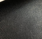 CC Caviar Flap Bag 17.5 Gold Logo Black Calfskin