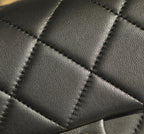 CC Mini Flap Bag 18 Black Lambskin