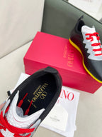 VT 25 Chromathon Sneaker Black Red Lambskin 352050
