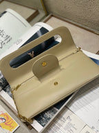 CD Diordouble Bag Beige Calfskin 336771