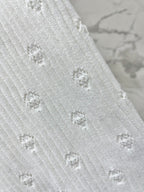 CC White Knitted Fabric Vest
