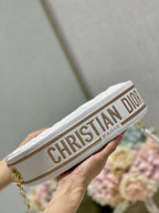 CD Dior Vibe Bag White Cowhide 336791