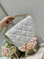 CD Dior Vibe Bag White Cowhide 336791