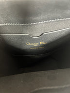 CD Montaigne Large Chain Bucket Bag Black Calfskin 336800