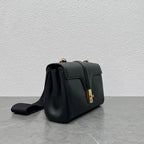Celine Teen Soft 16 Shoulder Bag Black Smooth Calfskin