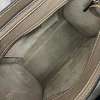 Celine Luggage Nano Bag 20cm Taupe Cowhide